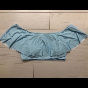 Cupshe Strapless Light Blue Bikini